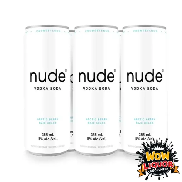Nude Vodka Soda Arctic Berry Pack WOW Liquor Discounter