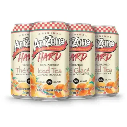 Arizona Hard Peach Iced Tea (6-Pack)