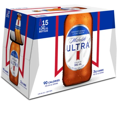 Michelob Ultra (341ml, 15-Pack Bottles)