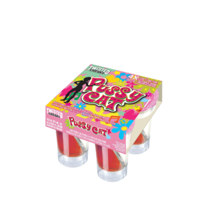 Twisted Shotz Pussy Cat - 4-Pack