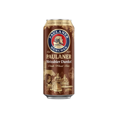 Paulaner Dunkel Weissbier 500ml Can