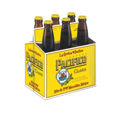 Pacifico Clara Beer (6 Bottles)