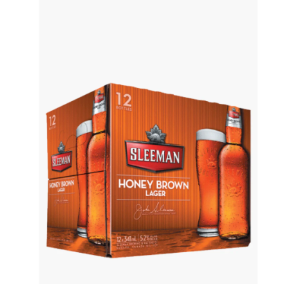 Sleeman Honey Brown Lager (12 Bottles, 341ml)