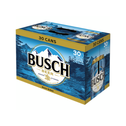 Busch Lager (355ml, 30-Pack Can)