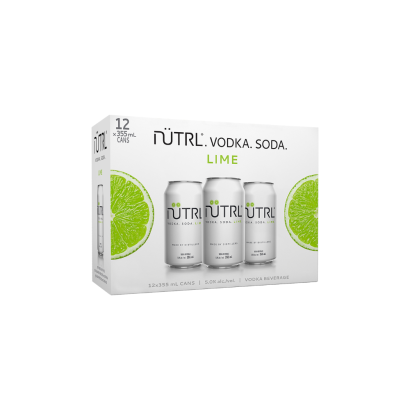 Nutrl Vodka Soda Lime 12 Pack