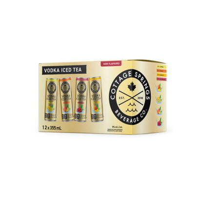 Cottage Springs Iced Tea Variety Pack 12 Pack