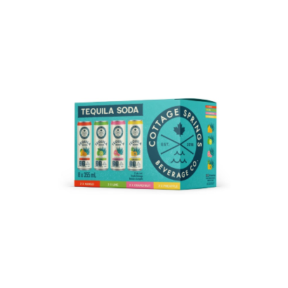 Cottage Springs Tequila Soda Mix 12 Pack