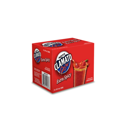 Motts Clamato Extra Spicy Caesar 6 Pack
