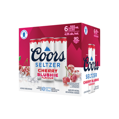 Coors Seltzer Cherry Slushie 6 Pack