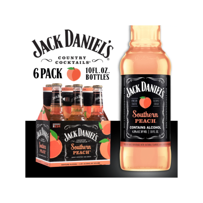 Jack Daniel Cocktails Southern Peach 6 Pack