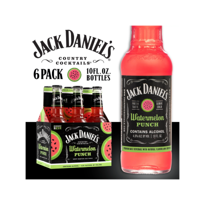 Jack Daniel Cocktails Watermelon Punch 6 Pack