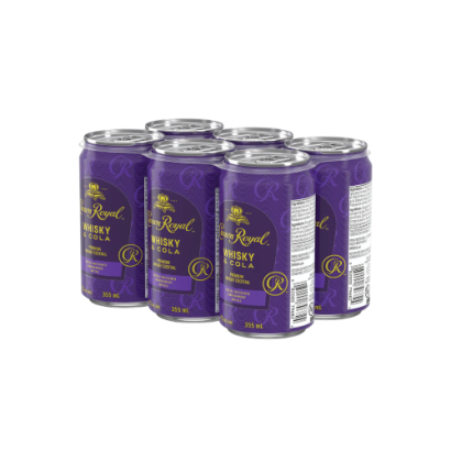 Crown Royal Whiskey & Cola (6-Pack)