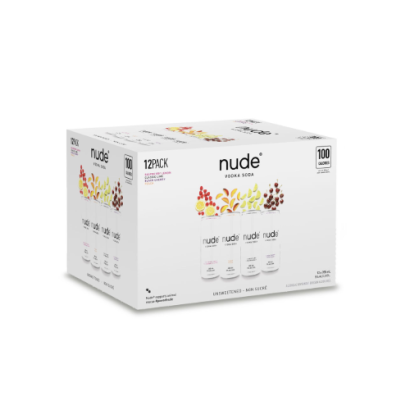 Nude Vodka Soda Mixer - 12-Pack