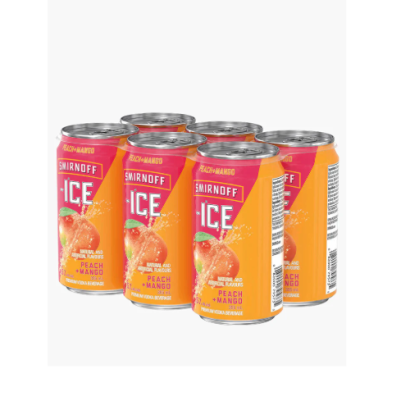 Smirnoff Ice Peach & Mango - 6-Pack