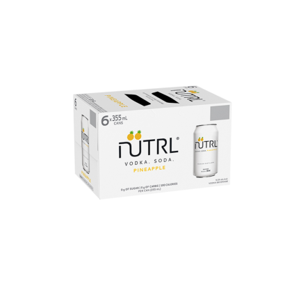 Nutrl Pineapple Vodka Soda (6-Pack Cans)