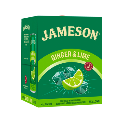 Jameson Ginger & Lime (4-Pack Tall)