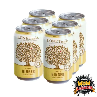 Lonetree Ginger Apple Cider 6 Pack