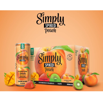 Simply Spiked Peach - 12-Pack