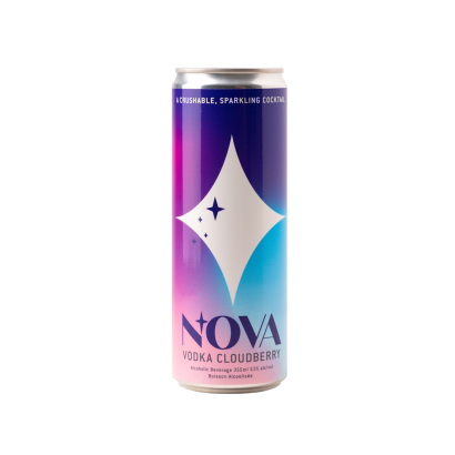 NOVA VODKA CLOUDBERRY 4 PK