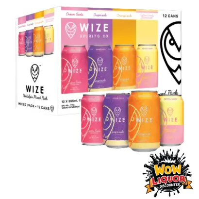 Wize Nostalgia Vodka Soda 12 Pack