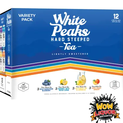 White Peaks tea Variety 12 Pack