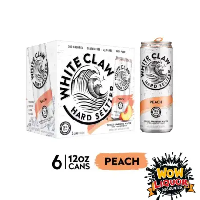 White Claw Peach 6 Pack