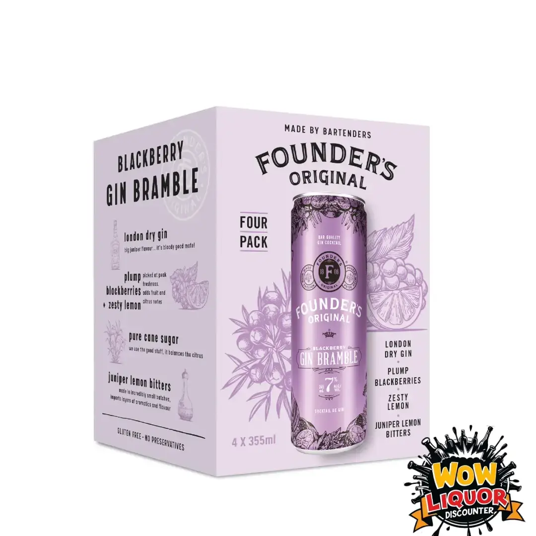 Founders Original Gin Bramble 4 Pk