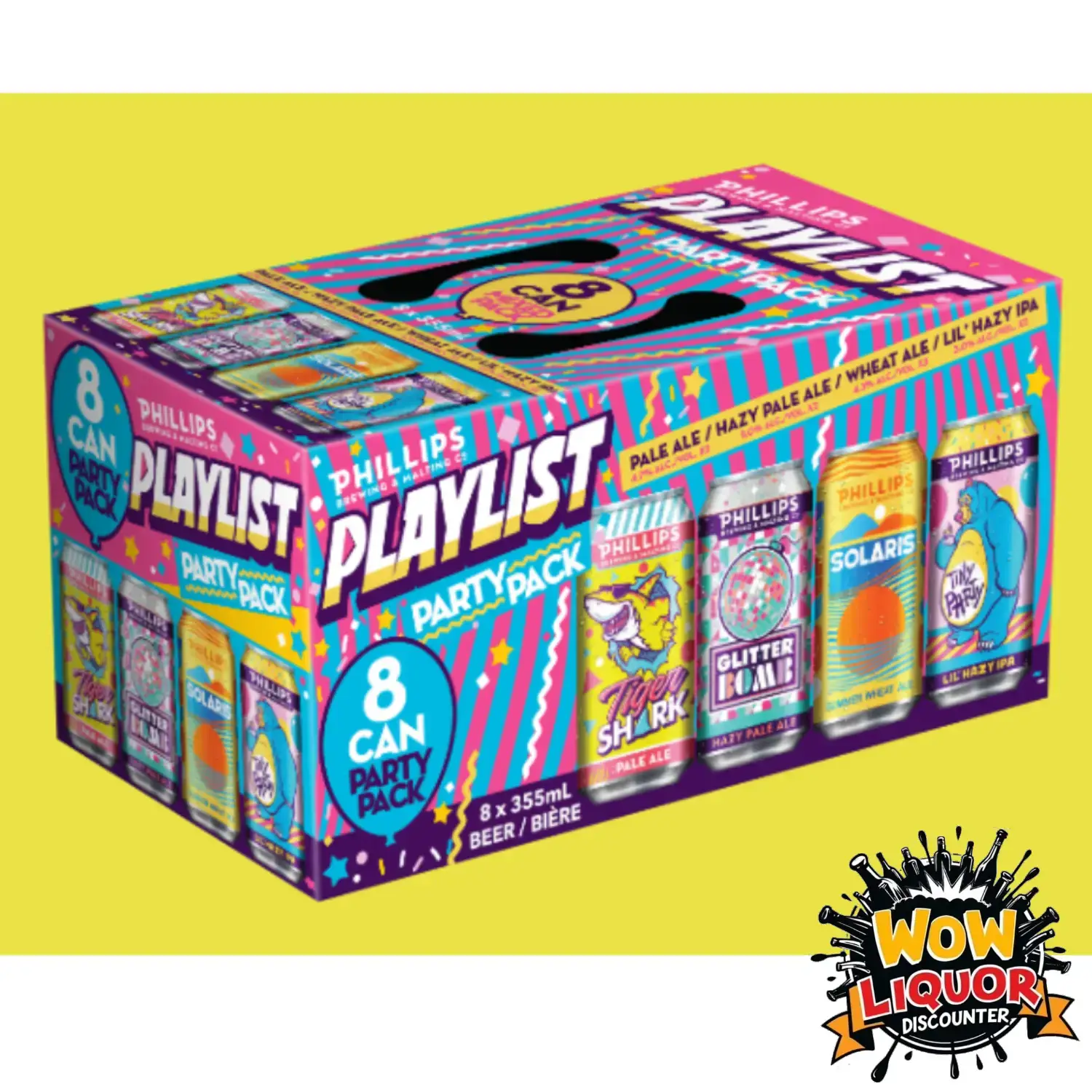 Phillips Brewing Playlist Party 8 Pack