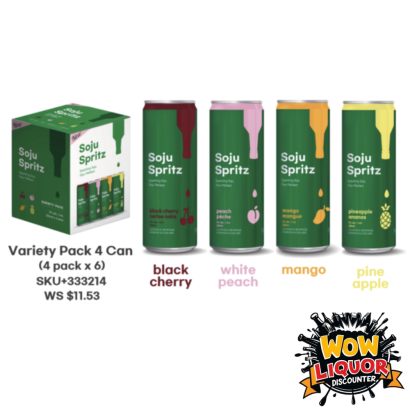 Soju Spritz mix 4 Pack