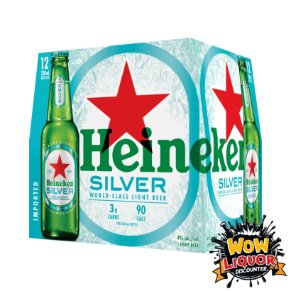 HEINEKEN SILVER 12 BOTTLES