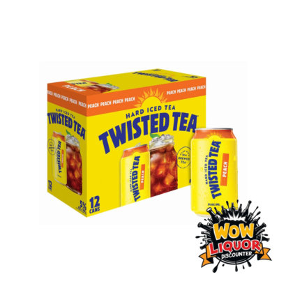 Twisted Tea 12pk Peach Can