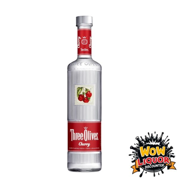 THREE OLIVES VODKA - CHERRY