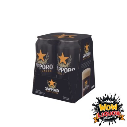 Sapporo Black Lager 4 Packs