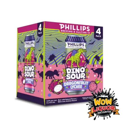 Phillips Dinosour Dragonfruit Lychee 4pk