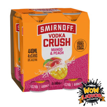 Smirnoff Crush Mango Peach 6 Pack