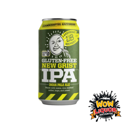 LAKEFRONT GLUTEN FREE NEW GRIST IPA CANS