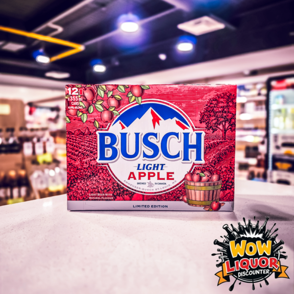 Busch Light Apple 12 Pack - WOW Liquor Discounter