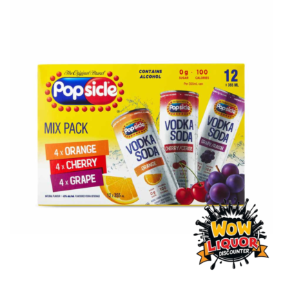 Popsicle Vodka Poptails Mix Pack