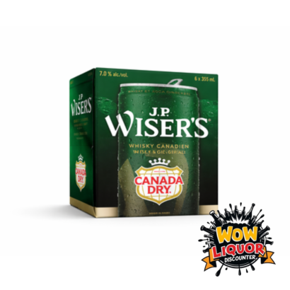 J.P.Wisers Ginger Ale 4 Pack
