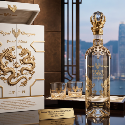 Royal Dragon Emperor Vodka Limited Gift Box