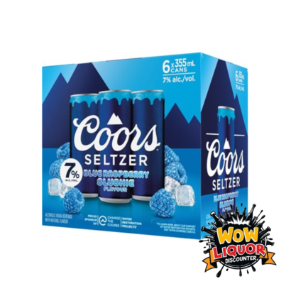 Coors Seltz Blue 7% 6 Pack
