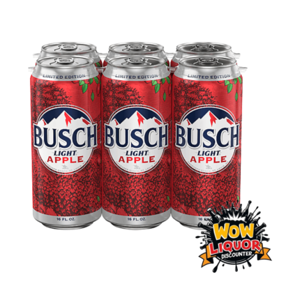 Busch Light apple 6 Pack