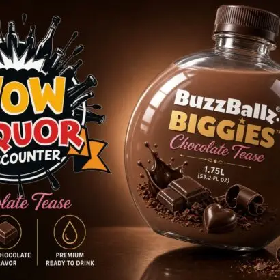 Buzzballz Biggies Chocolate Tease 1.75L