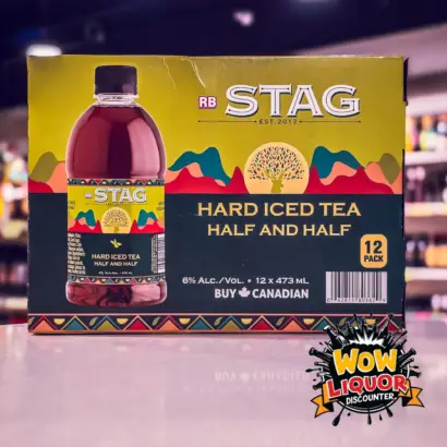 Stag Iced Tea - Half & Half 473 ML 12 Pack