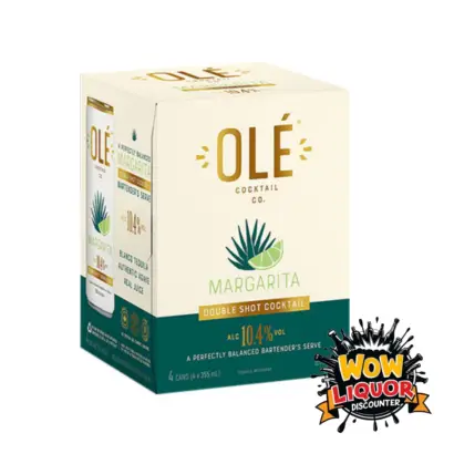 OLE DOUBLE SHOT MARGARITA 4 pack