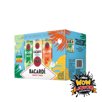BACARDI RTD MIX 8 PACK